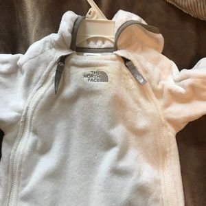 Infant North face bunting fleece